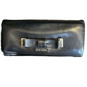 used PRADA Bi-fold leather wallet